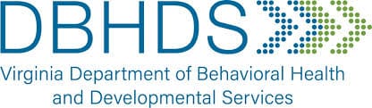 logo for the virginia department of behavioral health and development services, certifying Milestone Treatment Center